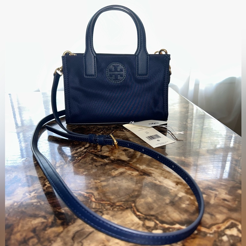 Tory Burch - Mini Ella Nylon Tote - Navy